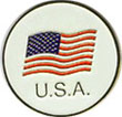 USA Flag Ball Marker